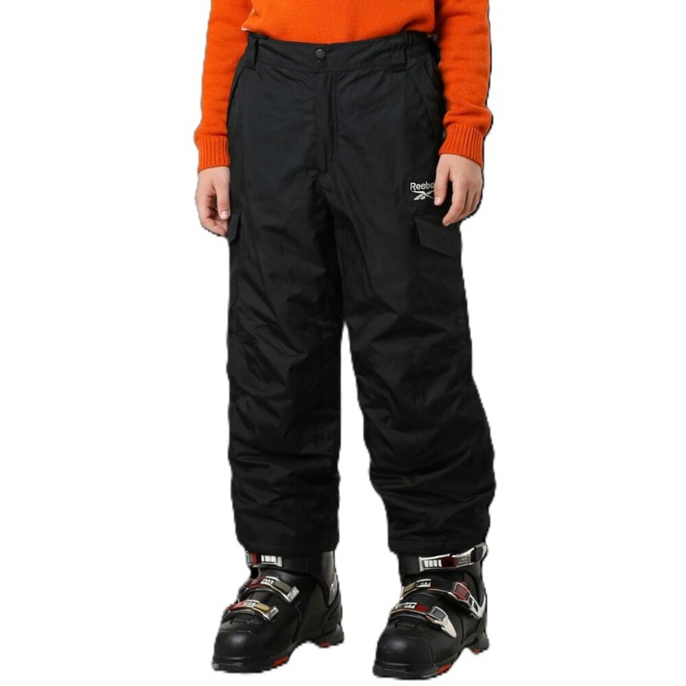 Reebok Heavyweight Waterproof Ski Snow Pants Boys Large 14/16 Cargo Snowboard